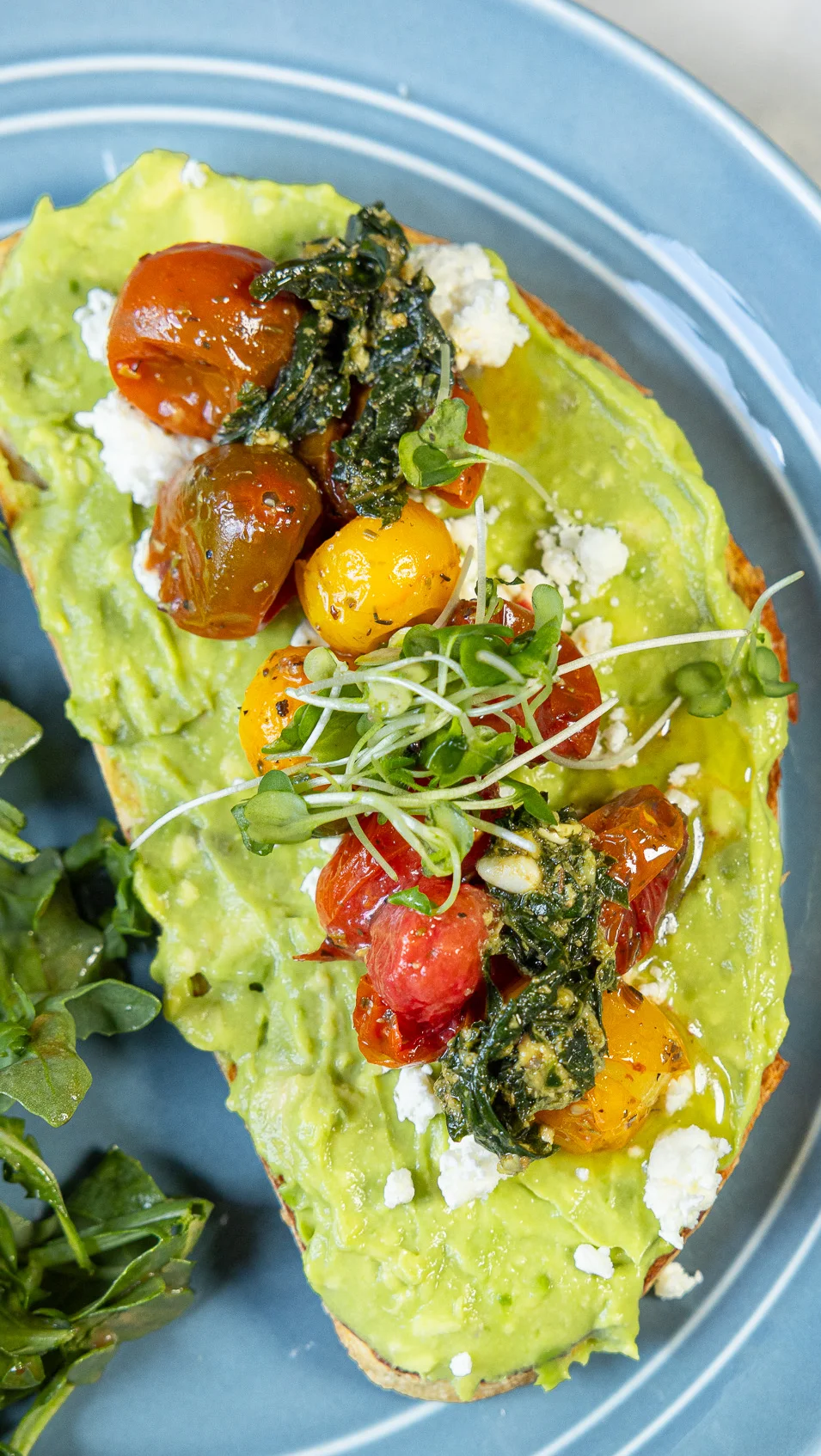 A beautifully plated dish showcasing vibrant colors and fresh ingredients.