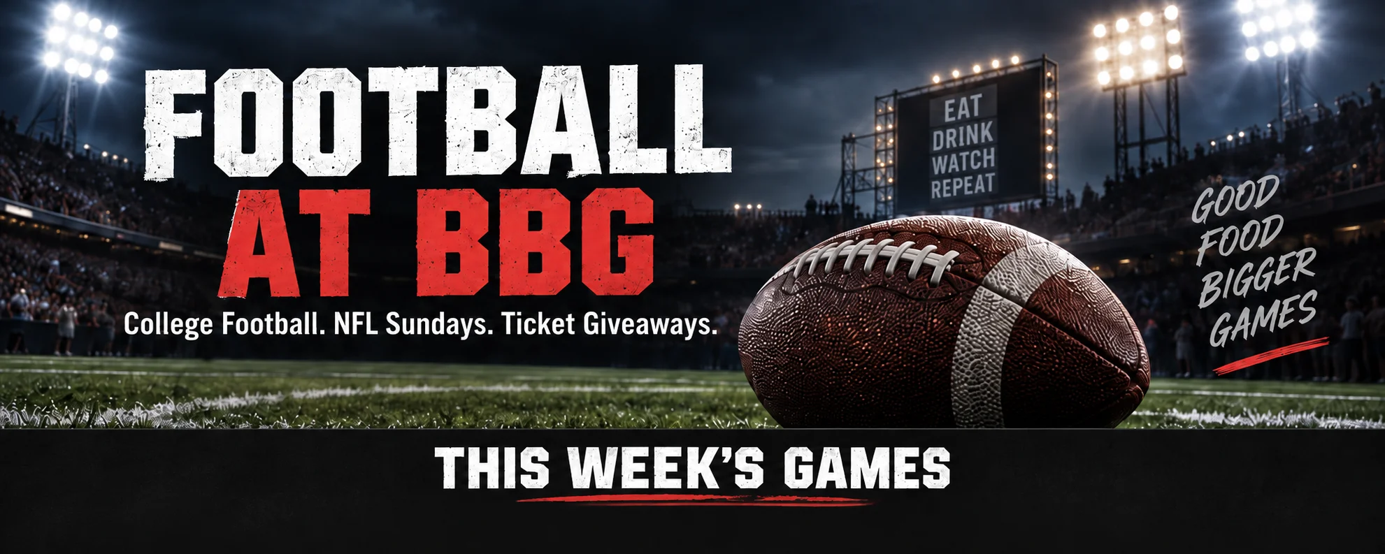 Promotional poster for Gator Game Day at Boston Beer Garden