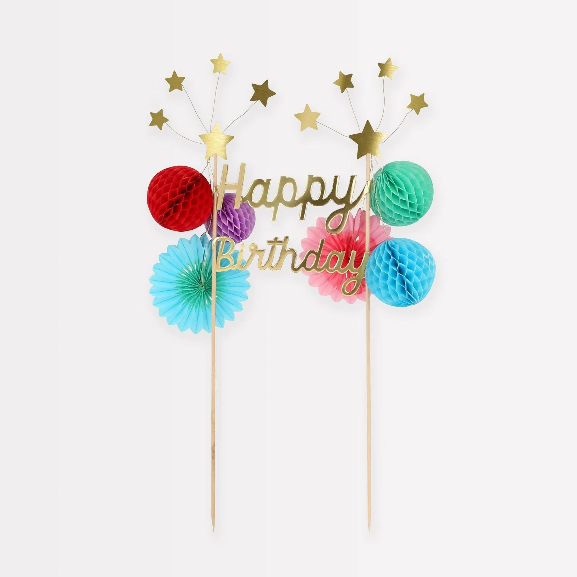Happy Birthday Cake Topper, 1 Count