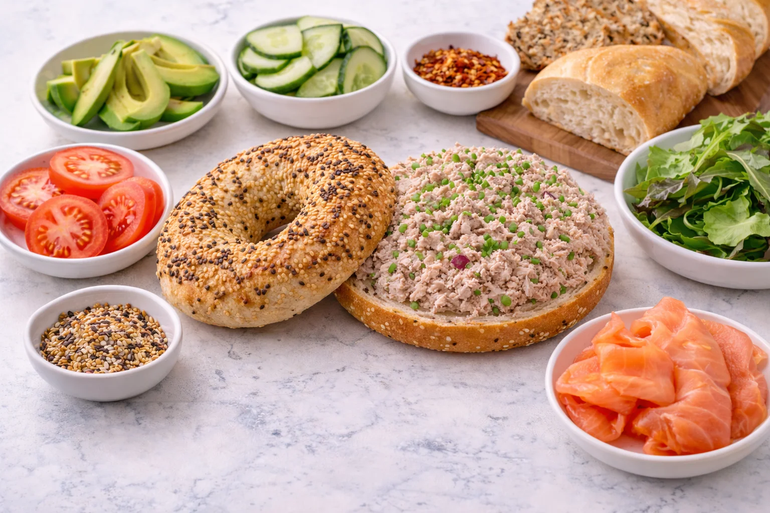 Bagel + Protein