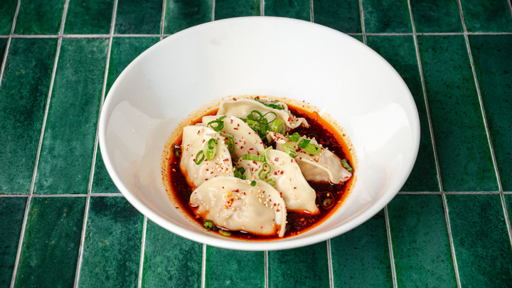Chicken Dumplings in Chili Oil