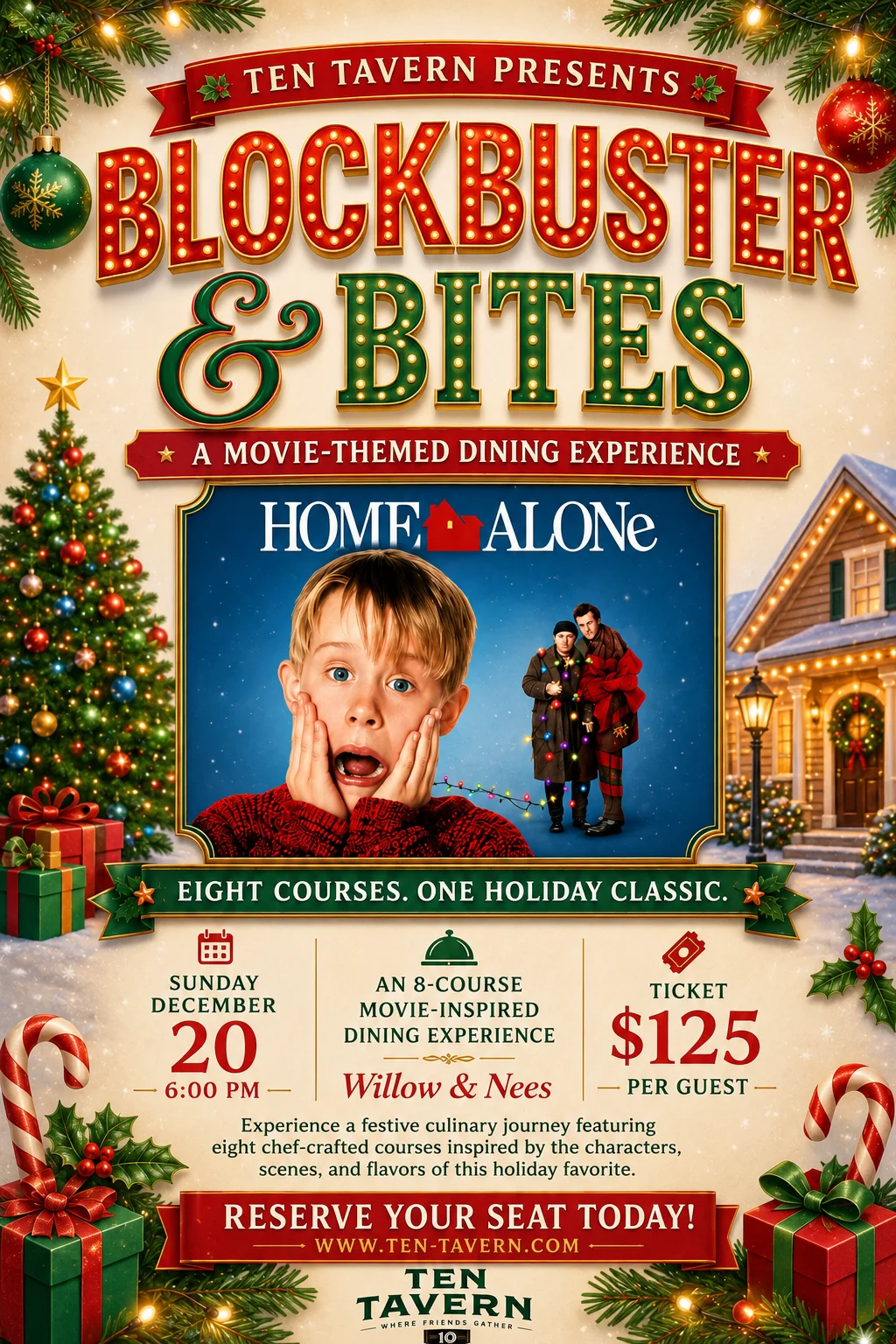 Home Alone Themed Movie Night