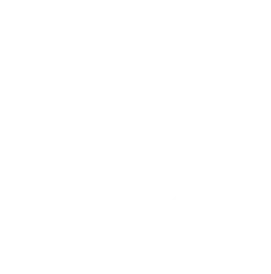 White telephone icon on a black background