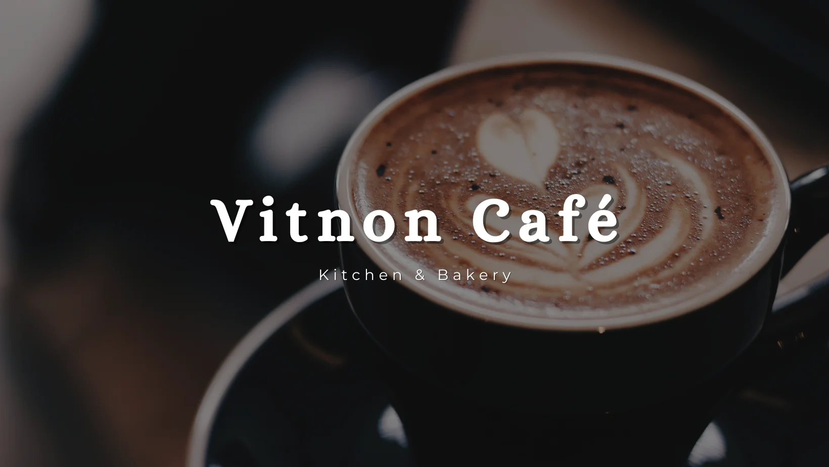 Artisan coffee with latte art in a cozy café setting
