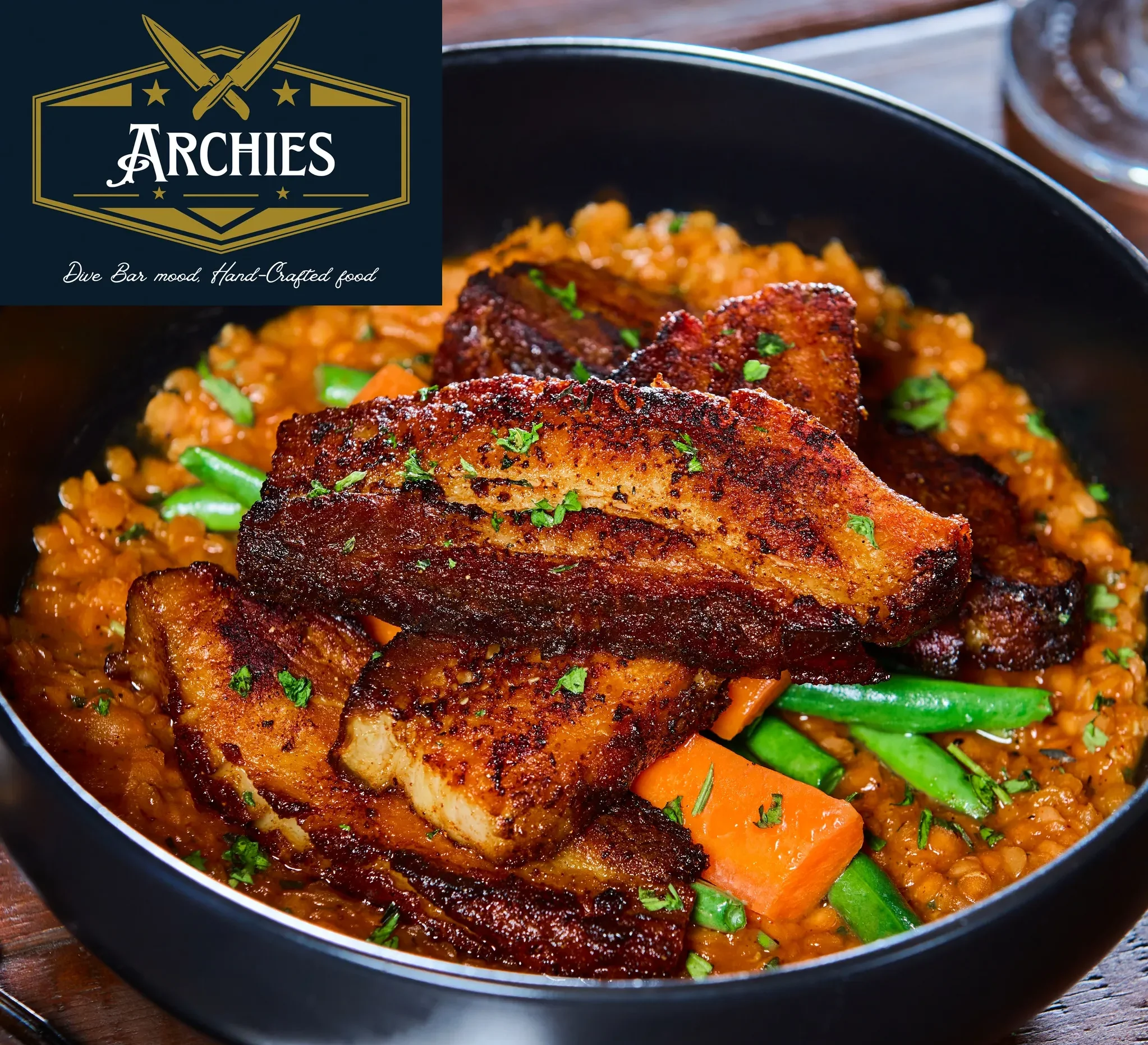 Plate of salmon on rice