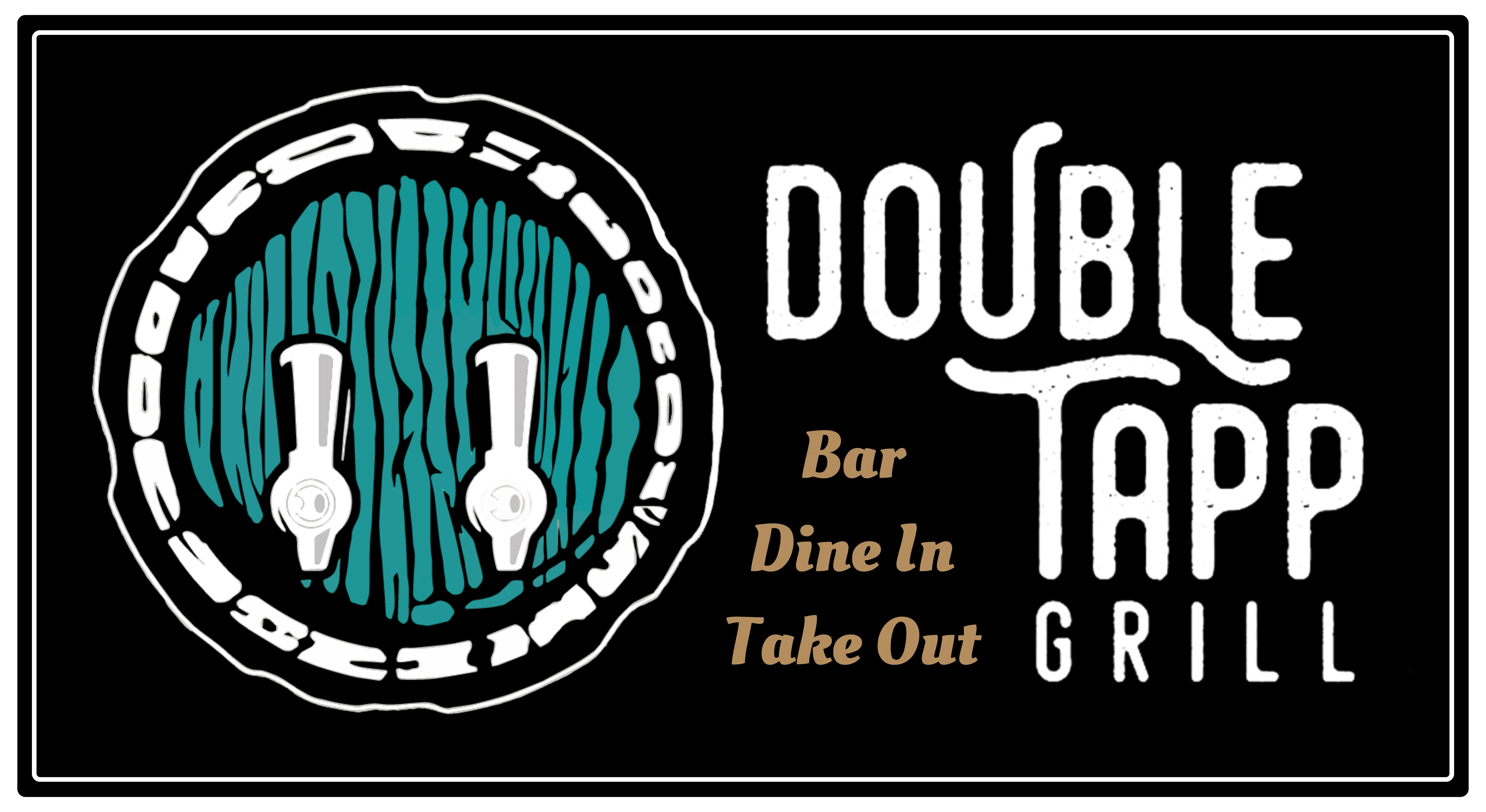 Logo of Double Tapp Grill featuring bar and dining options