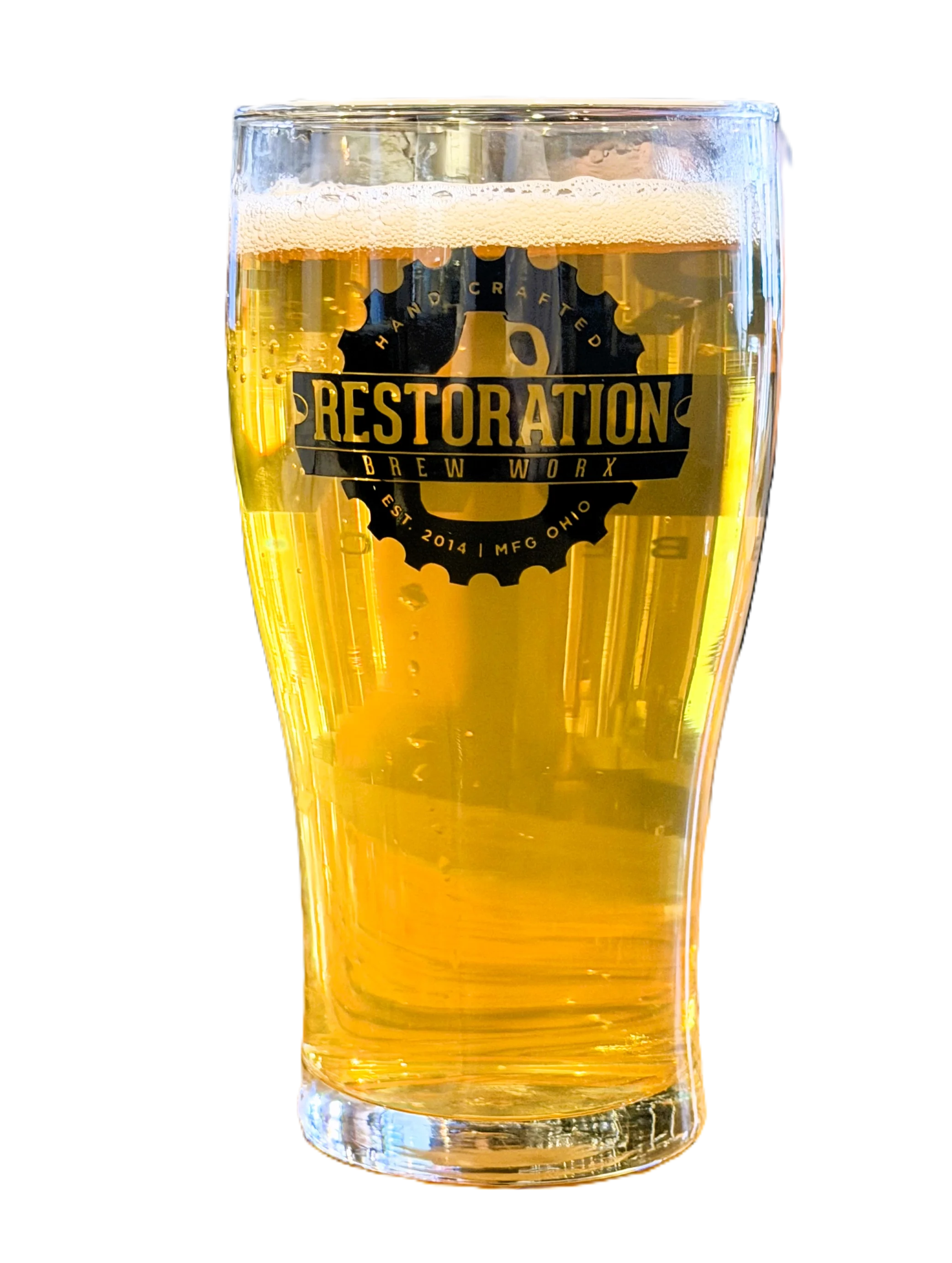 Sulky German Pilsner from Restoration Brew Worx Delaware Ohio