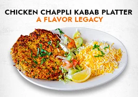Chicken Chappli Kabab Platter