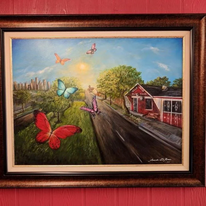 A painting for Villa Arcos 