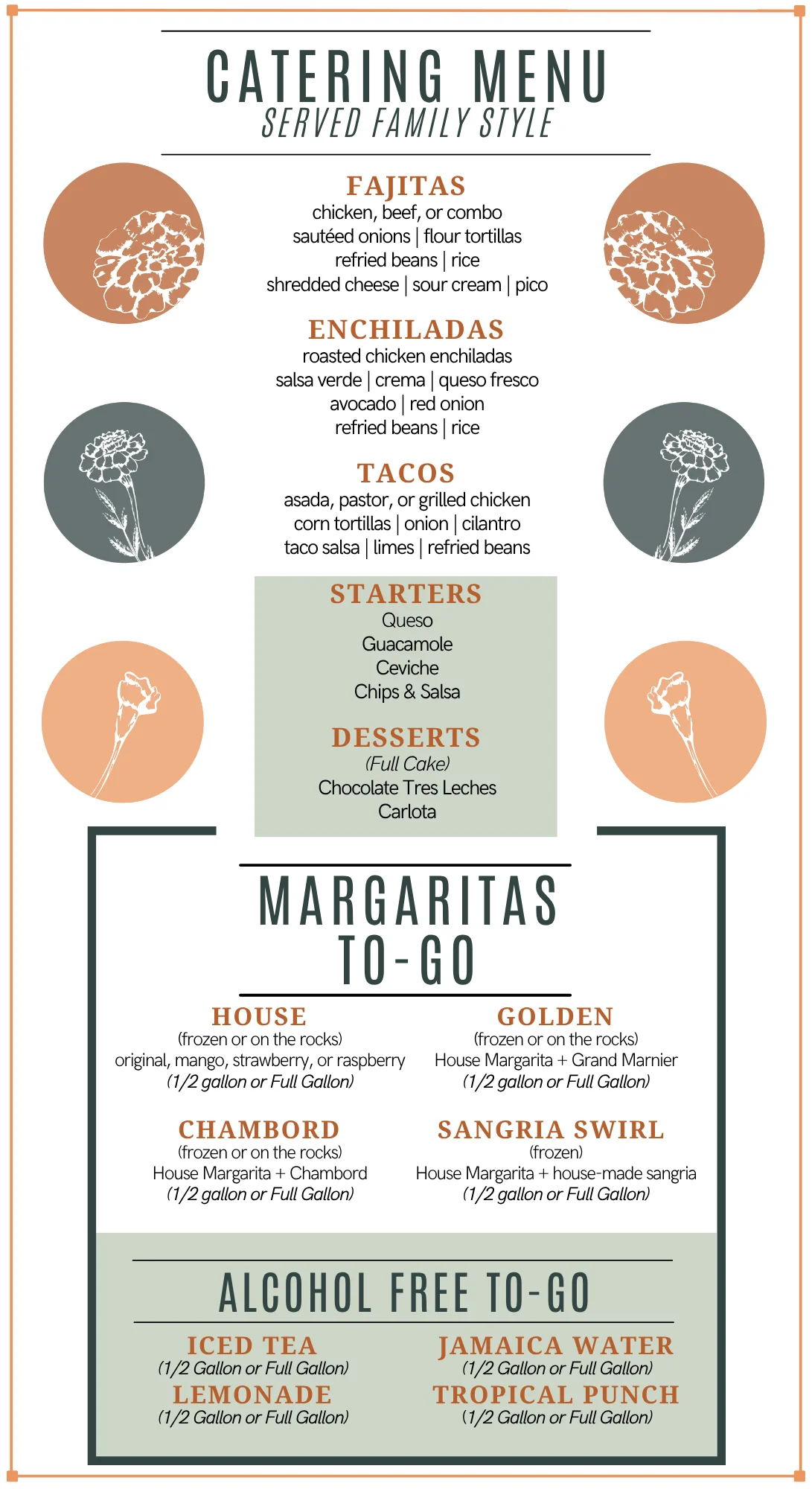 Catering Menu