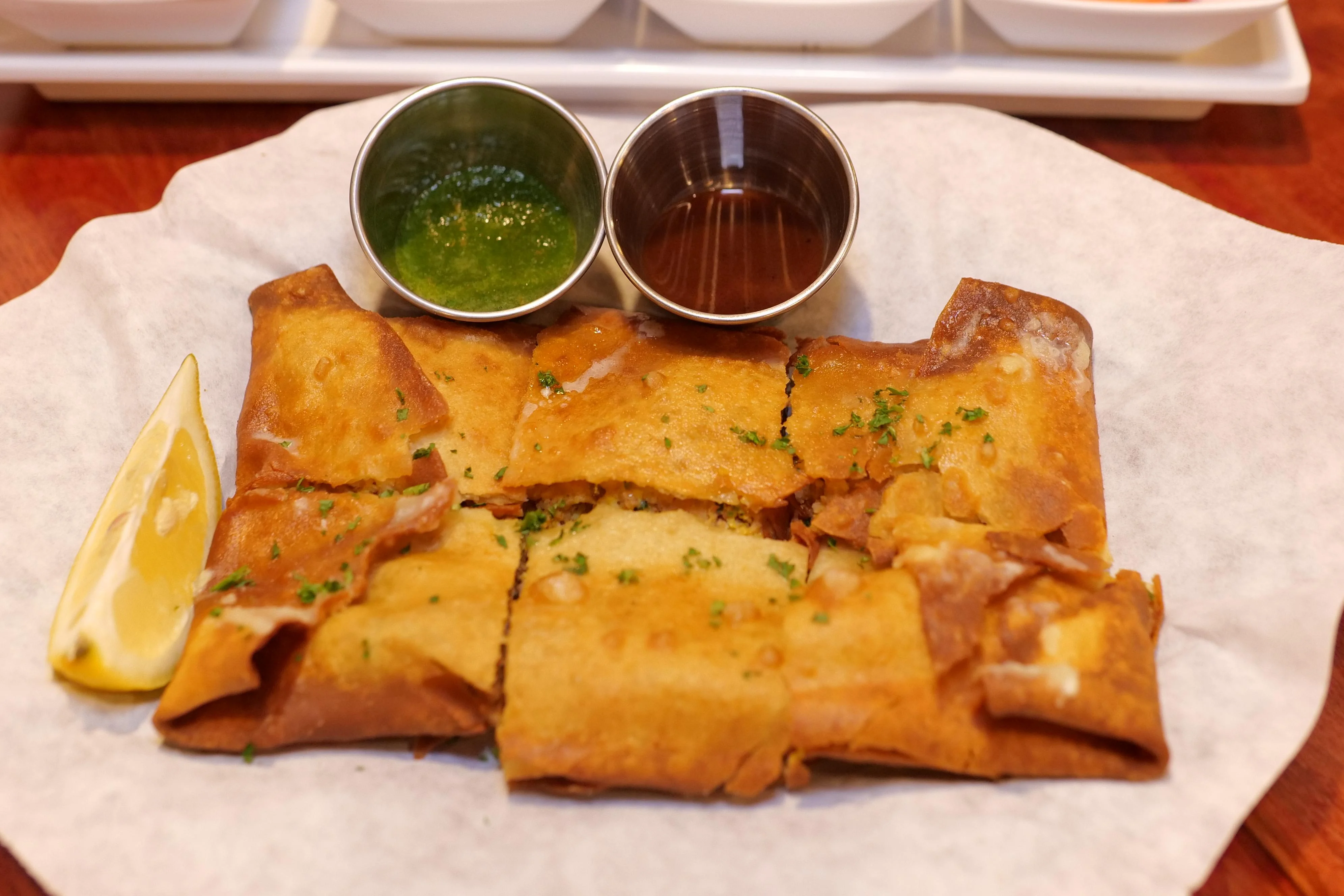 Rangooni Burmese Paratha by Chef Naz (Chicken/Beef)