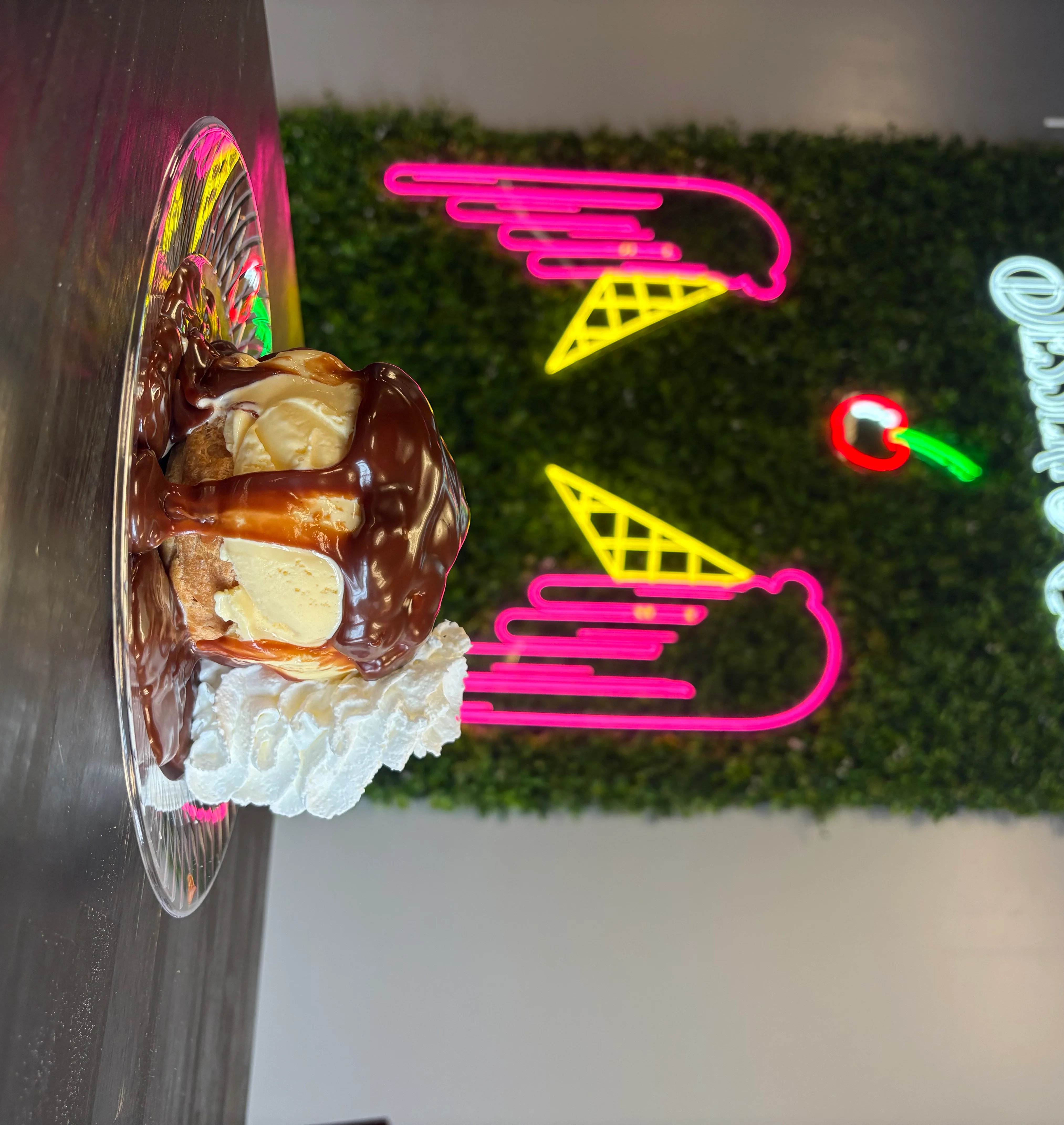 Hot Fudge Cream Puff