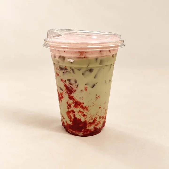 Matcha with Strawberry Cold Foam