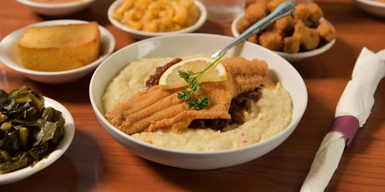 Catfish and grits