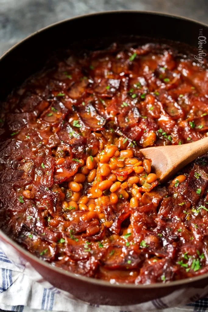 Slow cooked beans