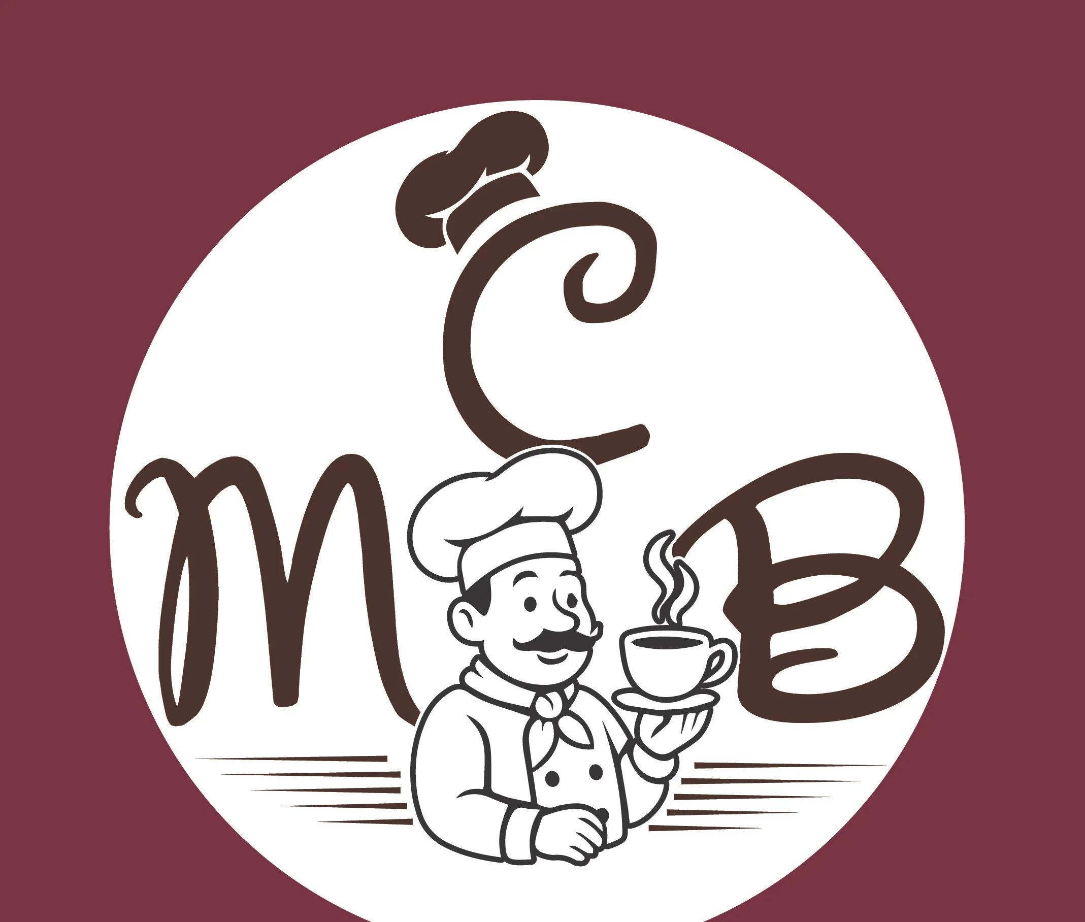 Logo of Michael's Café Bistro featuring a chef and coffee cup