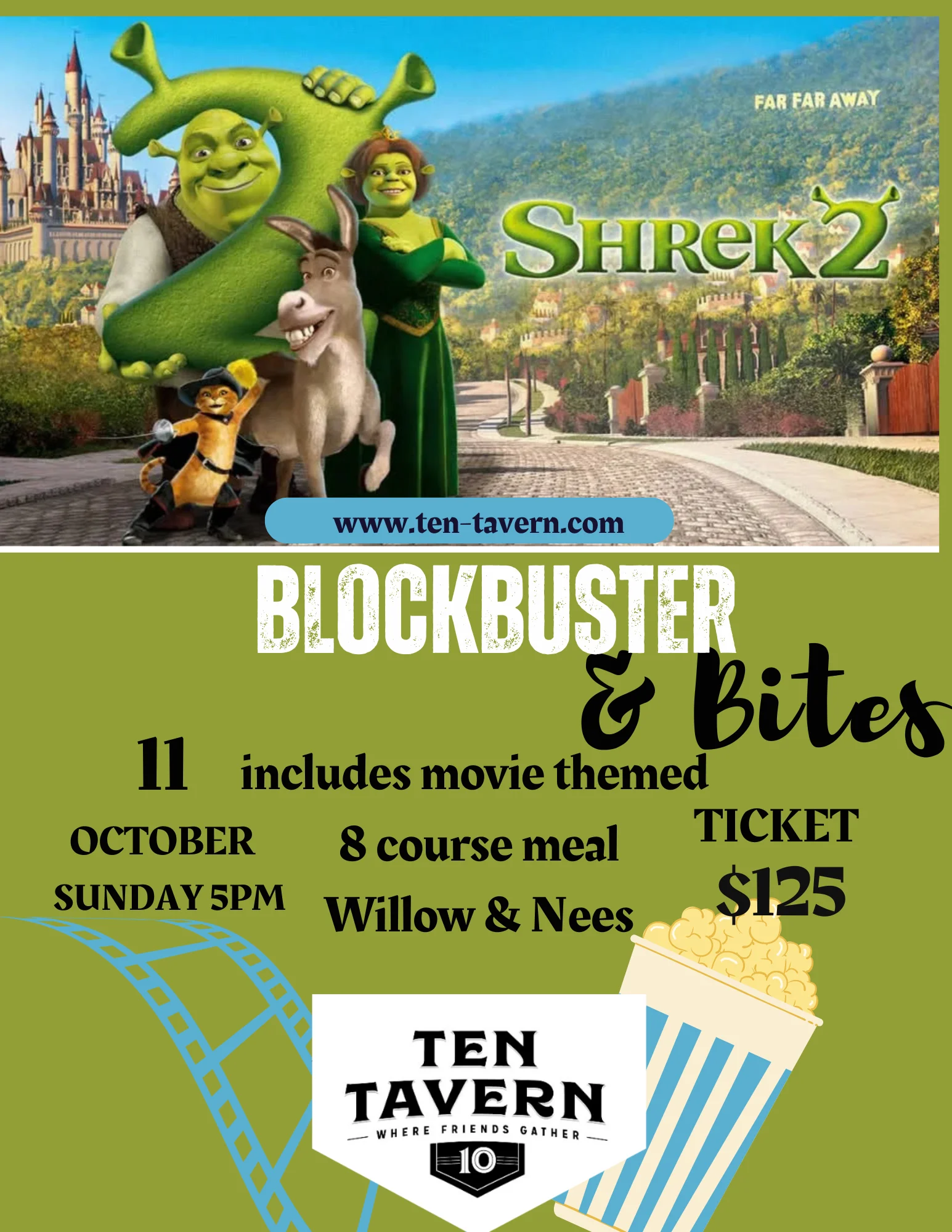 Shrek 2 Dinner Movie