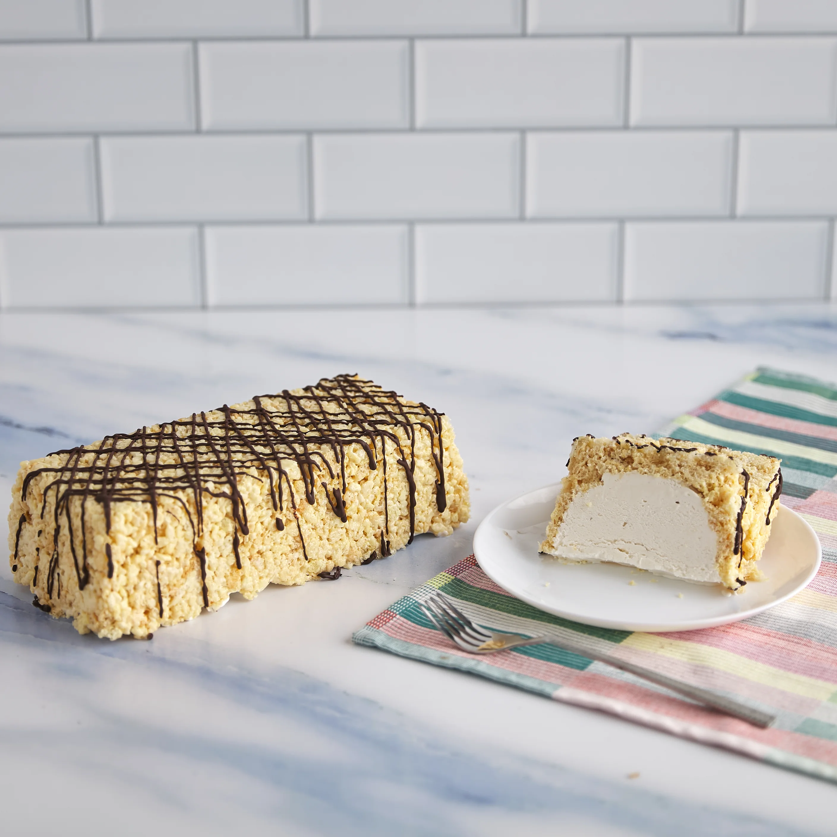 Rice Krispy Log