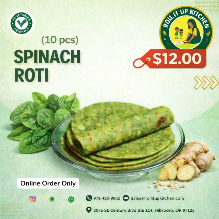 Spinach Roti