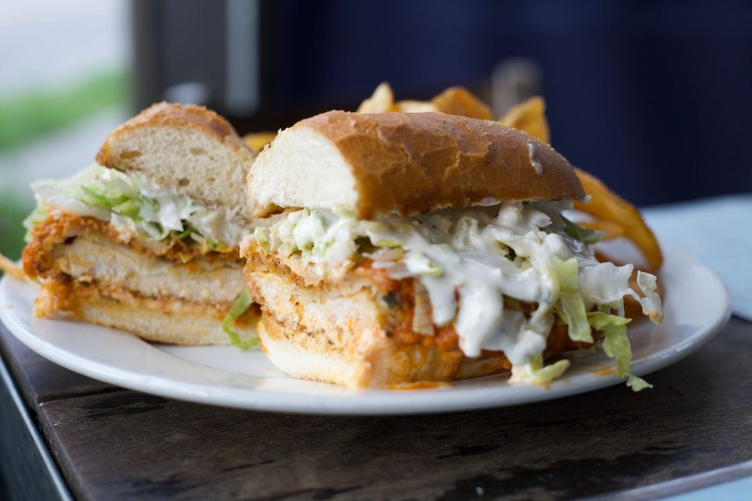 Buffalo Chicken Cutlet Sandwich at Berkeley’s