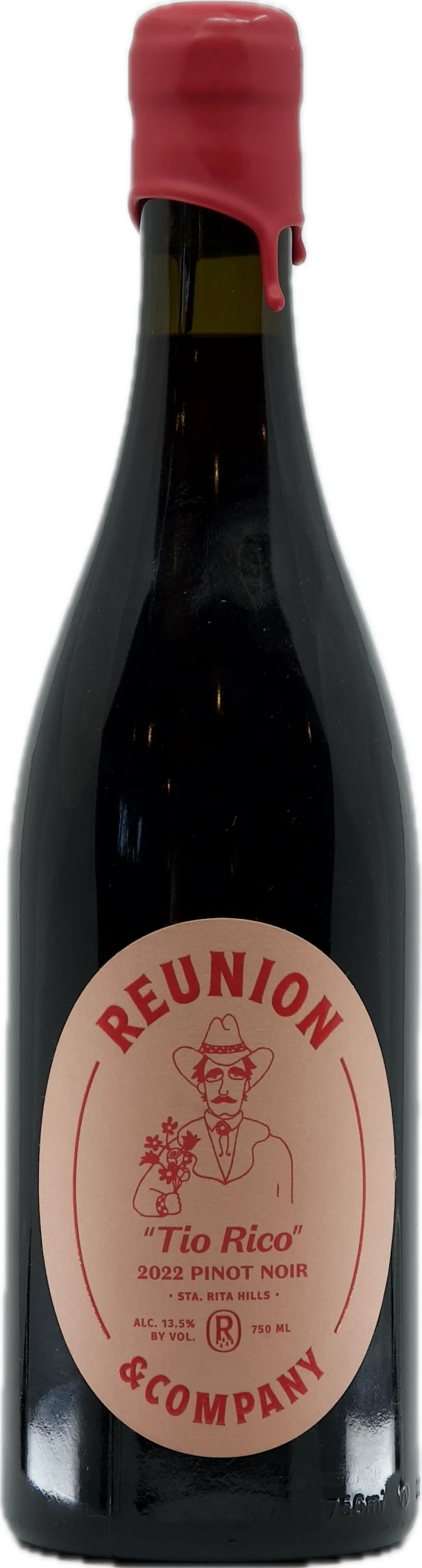 Bottle of 2022 Pinot Noir from Reunion & Company