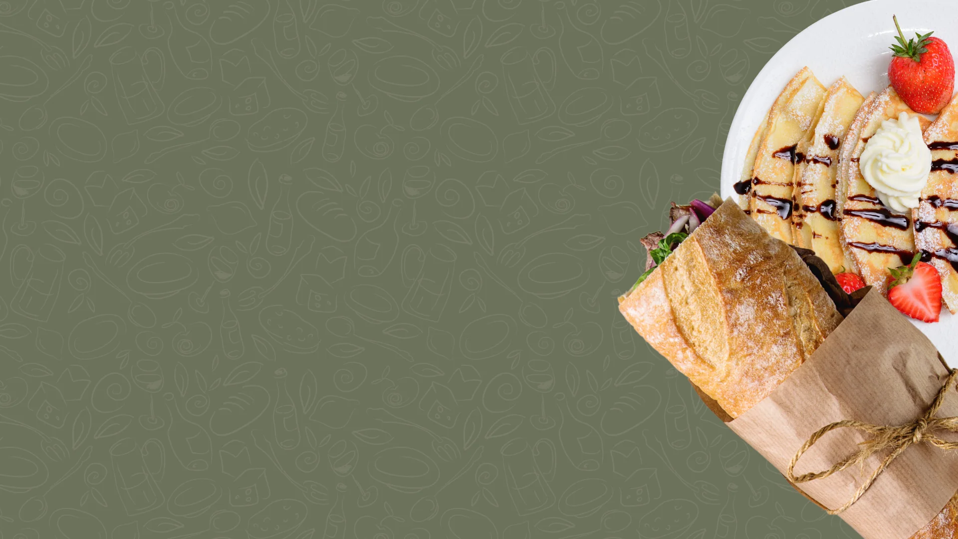 French Inspired. Chicago Rooted. Showcasing River Roux Bistro, its breakfast and lunch assortment and being able to order ahead.