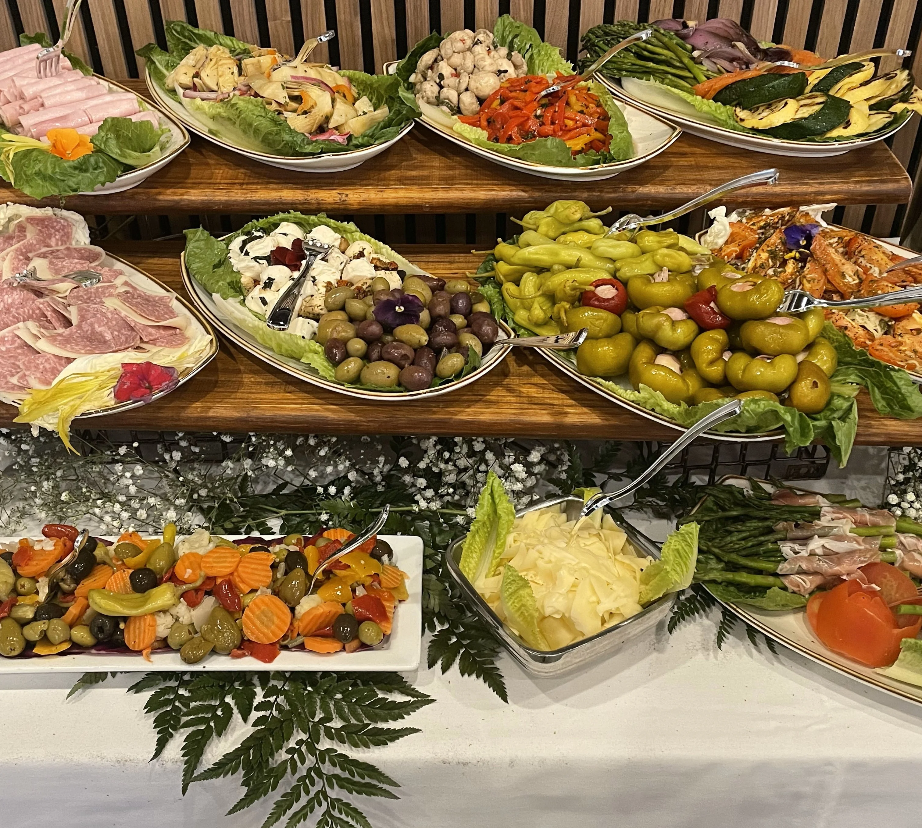 Appetizer Station at Mr Shanes in Matamoras