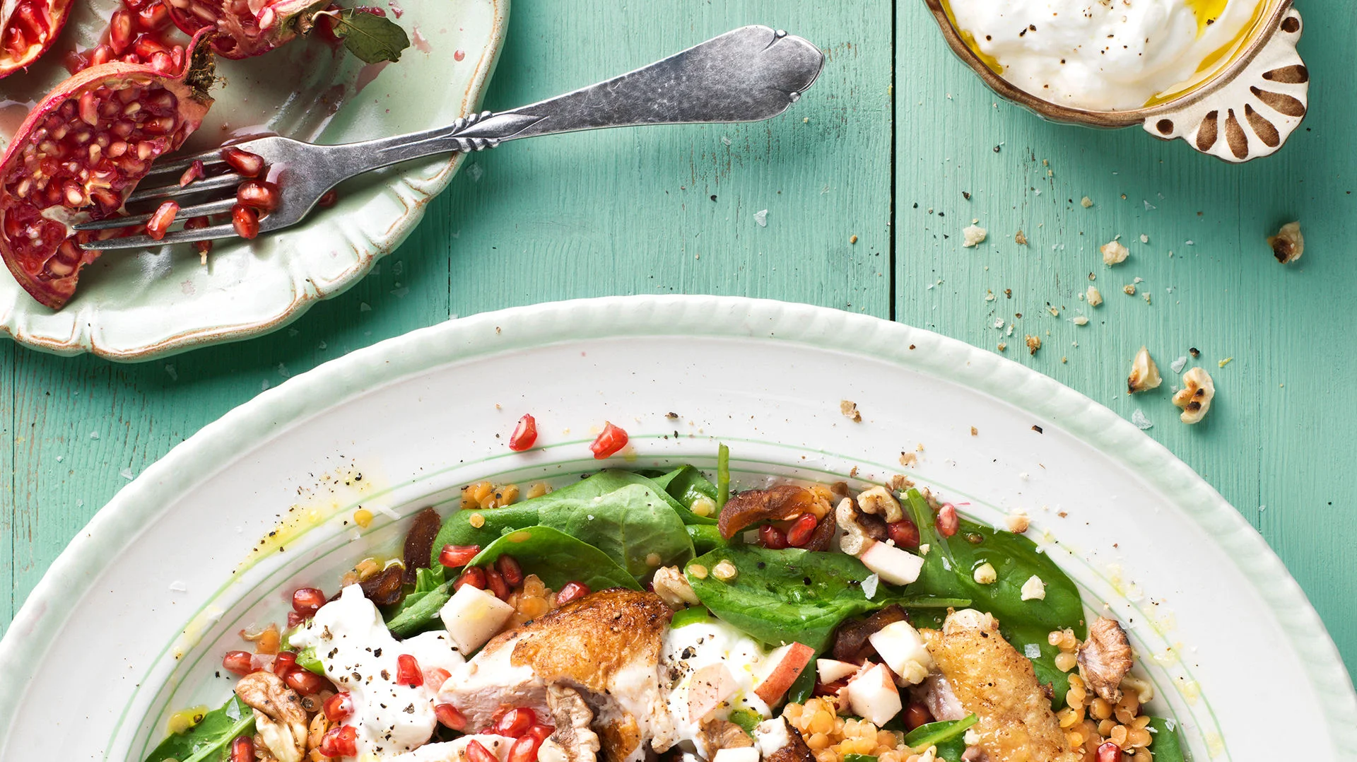A table of food from Elizabeth's