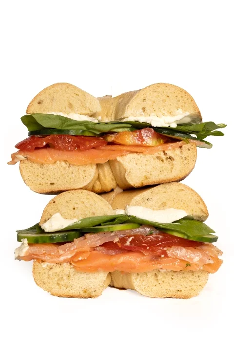 Smoked Salmon on A Bagel