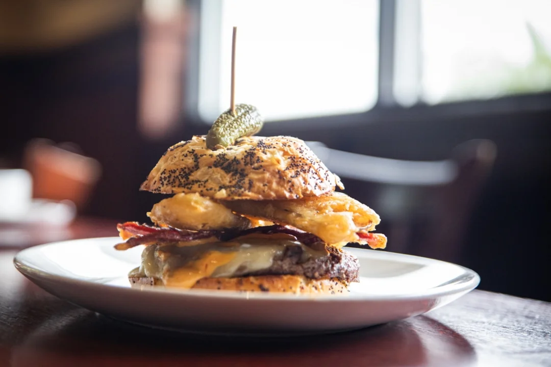 Fried Pickle & Chipotle Burger