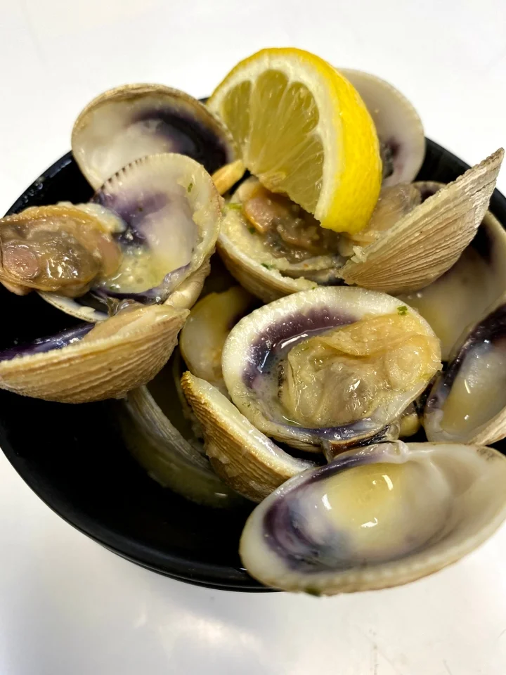 Miso Garlic Clams