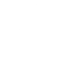 Facebook logo in white on a black background