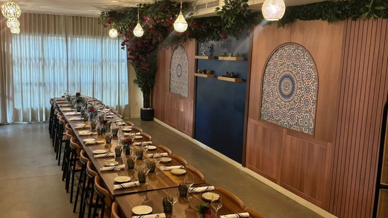 Aesthetic interiors at Sufrat Grill.