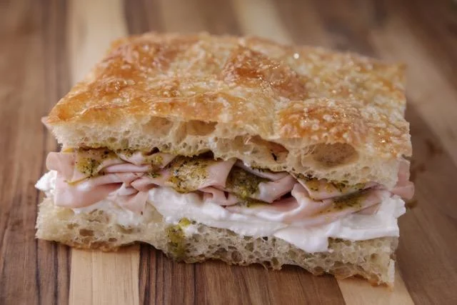 Mortadella & Burrata Focaccia