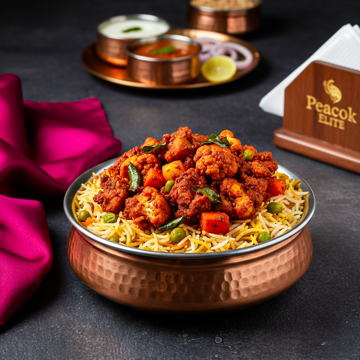 Veg 555 Biryani | Peacock Indian Cuisine