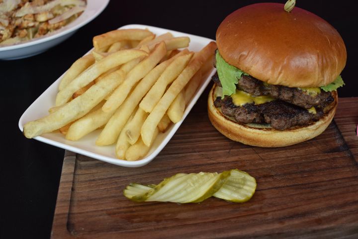 Colossal Burger (Double 1/2 Ib) | Candy and Cake
