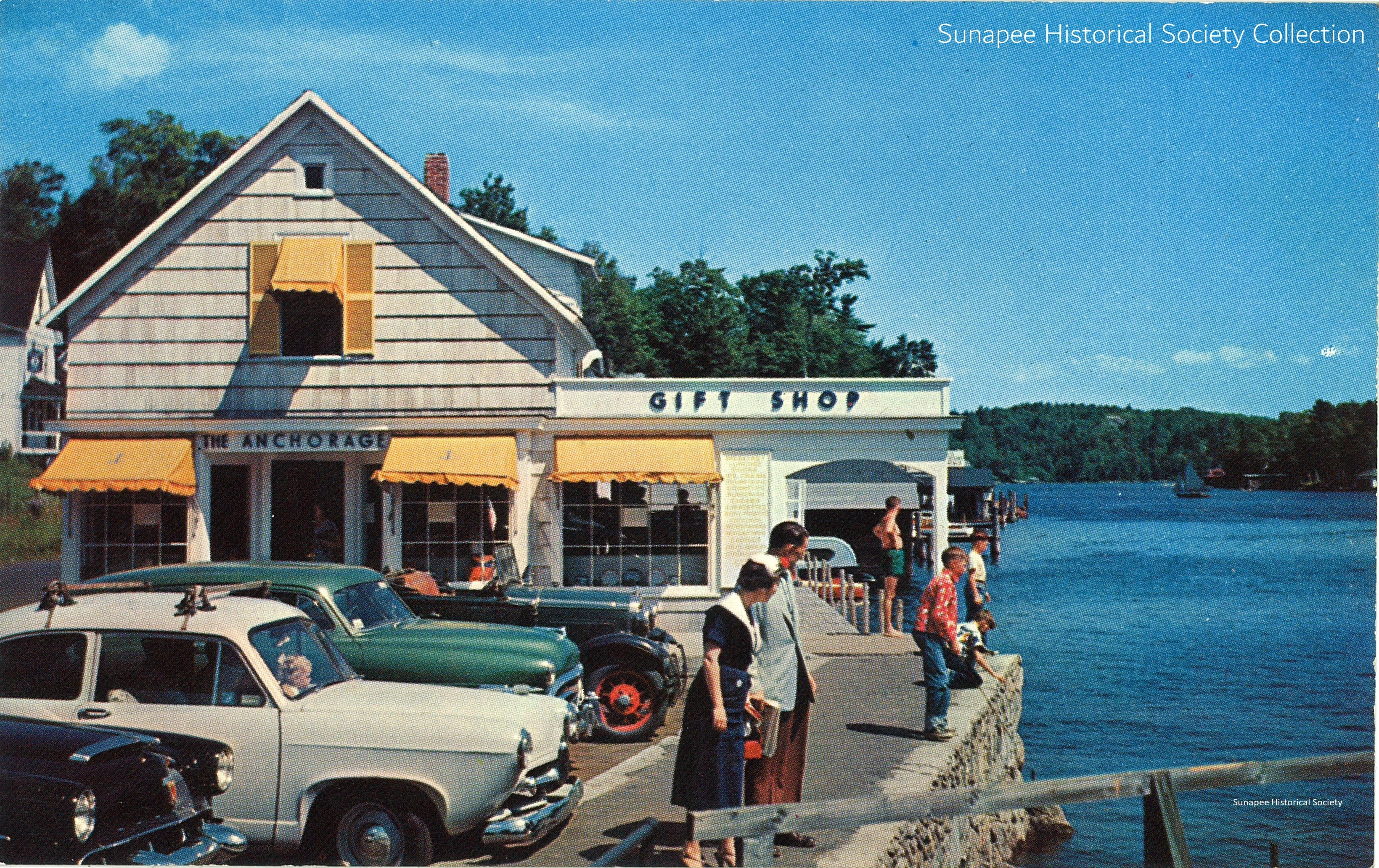 Historic waterfront gift shop by the lake