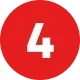 Red number four in a bold design