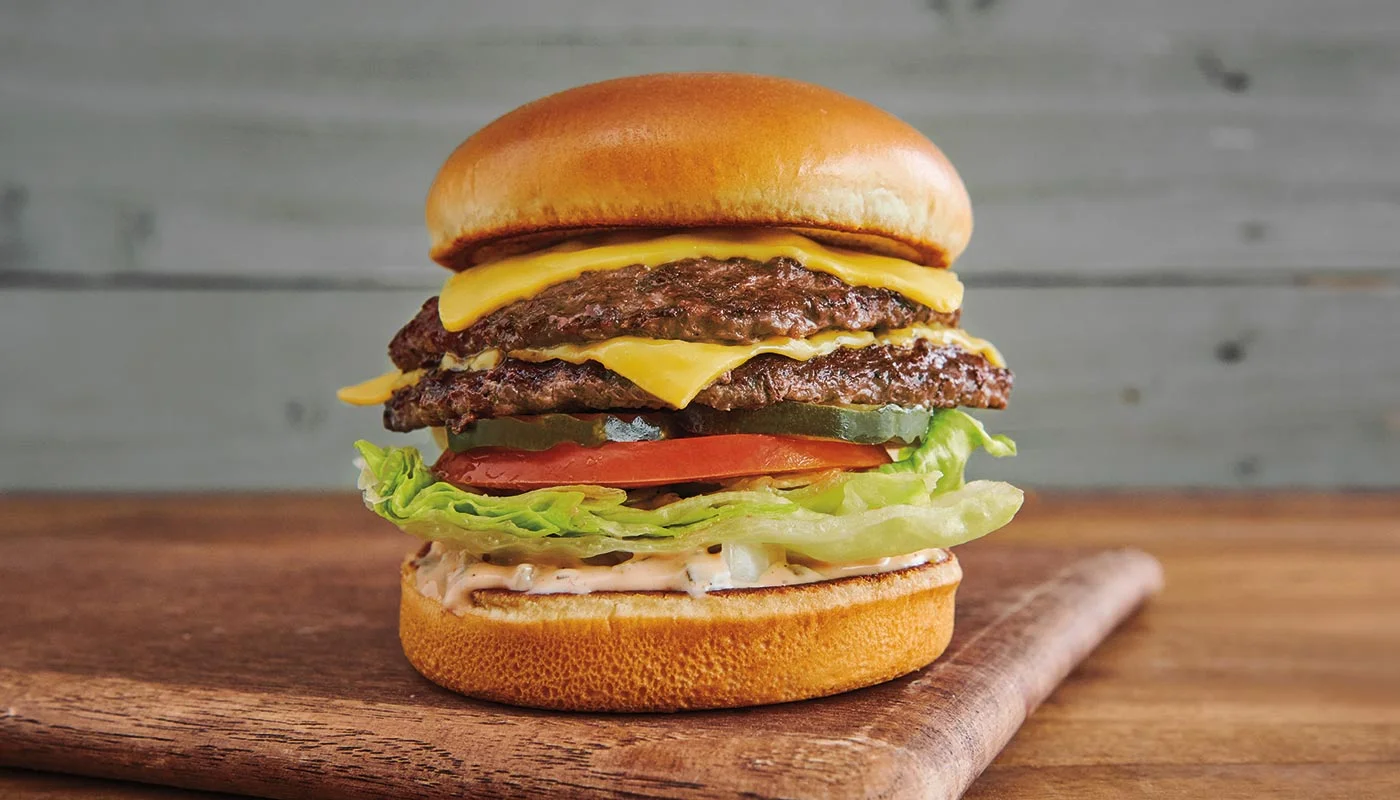 Double cheese burger