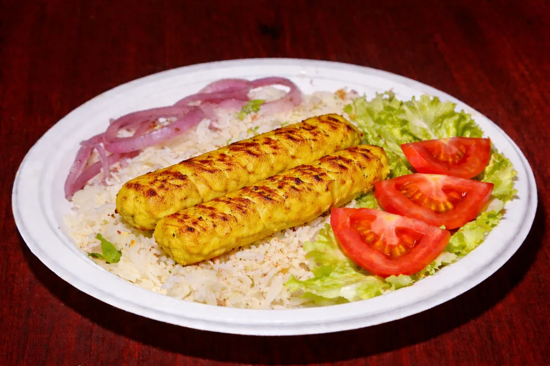 #4 - Koobideh Chicken Kabob Platter