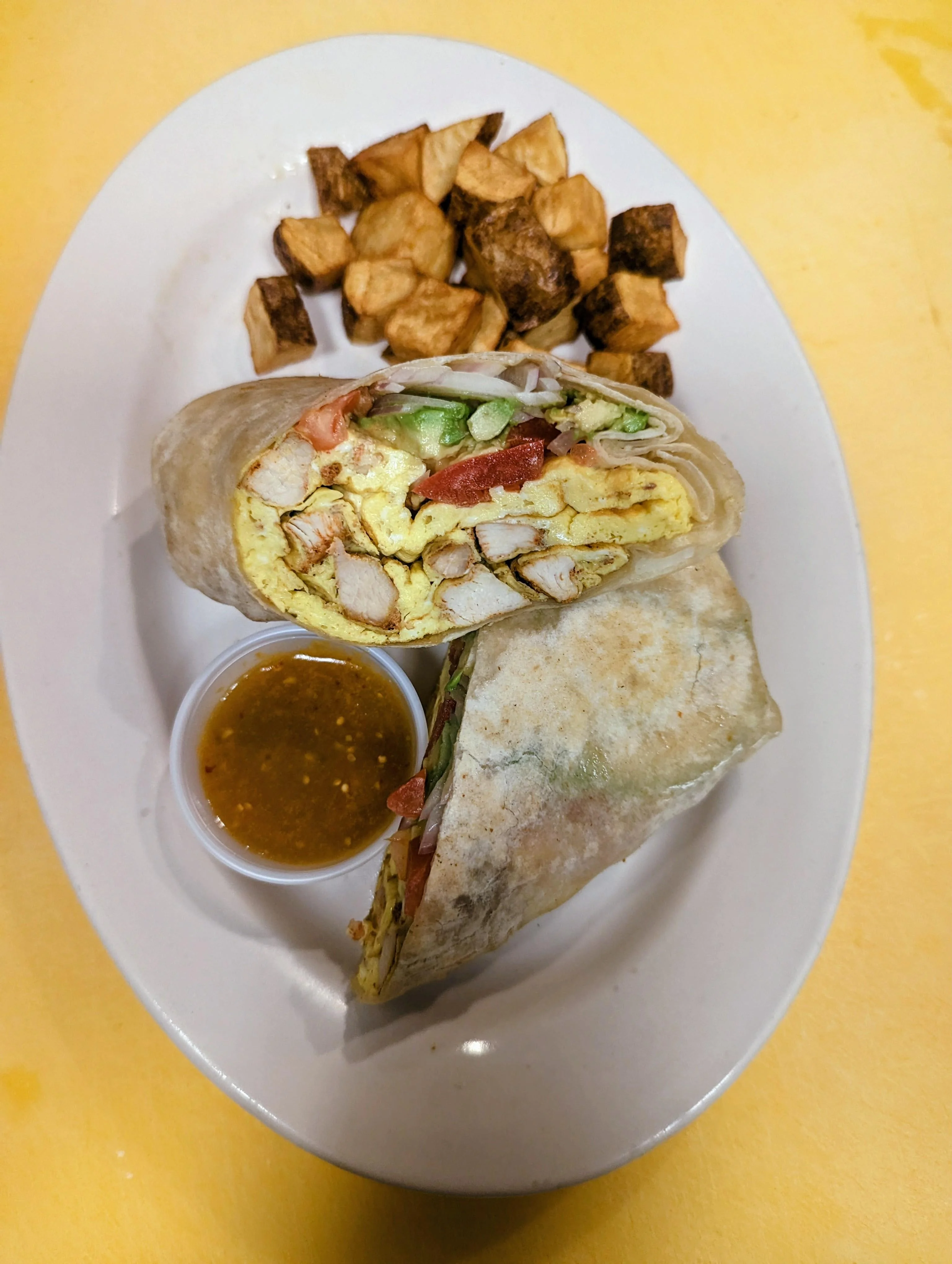 Chicken and Avocado Wrap