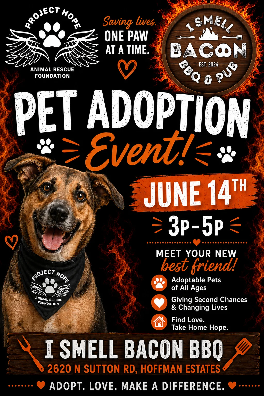 Fiesta Night event details at Rope the Moon on May 30th, 6:00 PM.