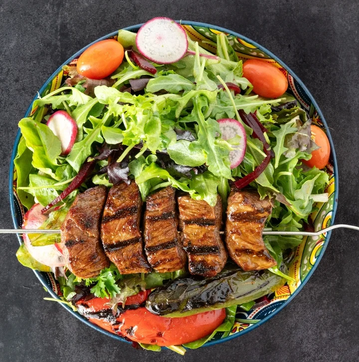 Beef Kebab Garden Salad