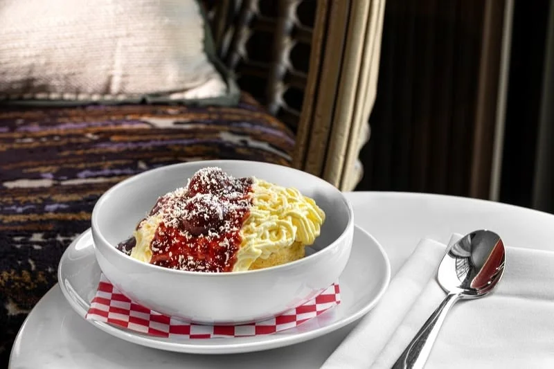 Delicious Italian panna cotta with berry sauce
