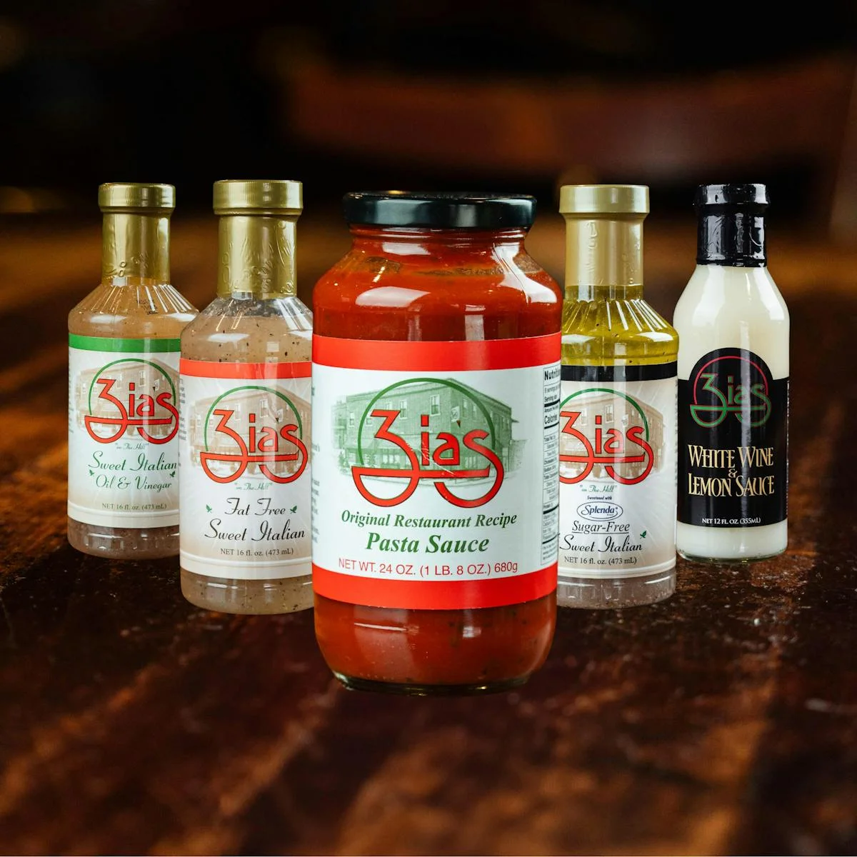 Zias Sweet Italian Salad Dressing and Sauces