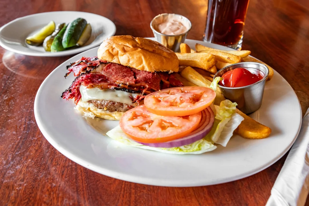 Pastrami Swiss Burger
