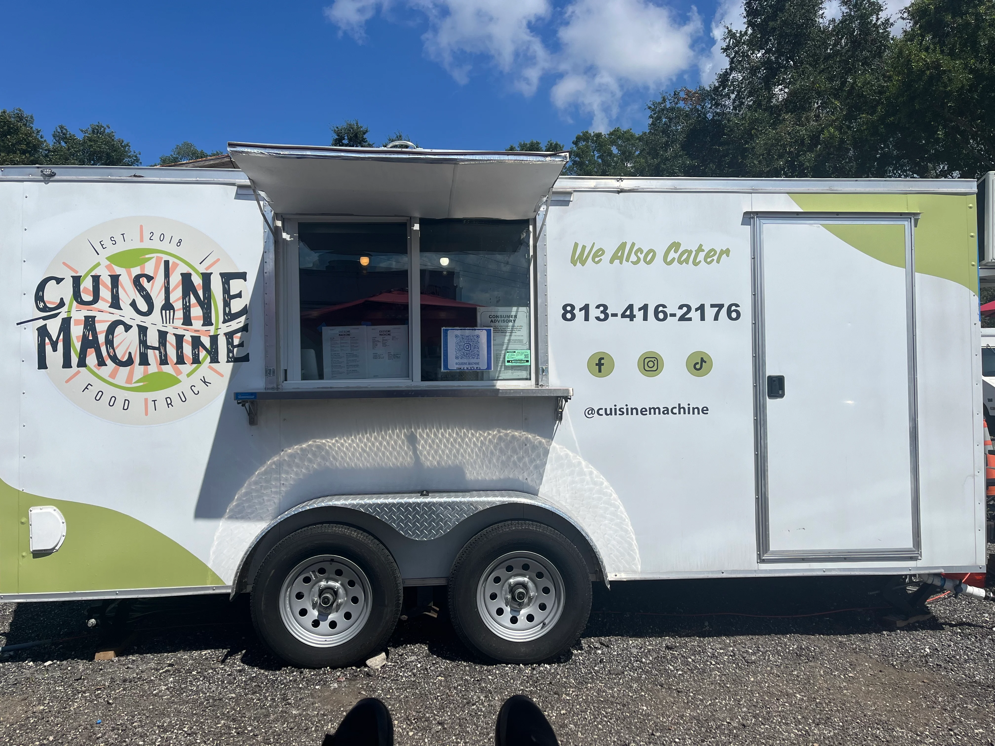 Cuisine Machine food truck offering diverse culinary delights