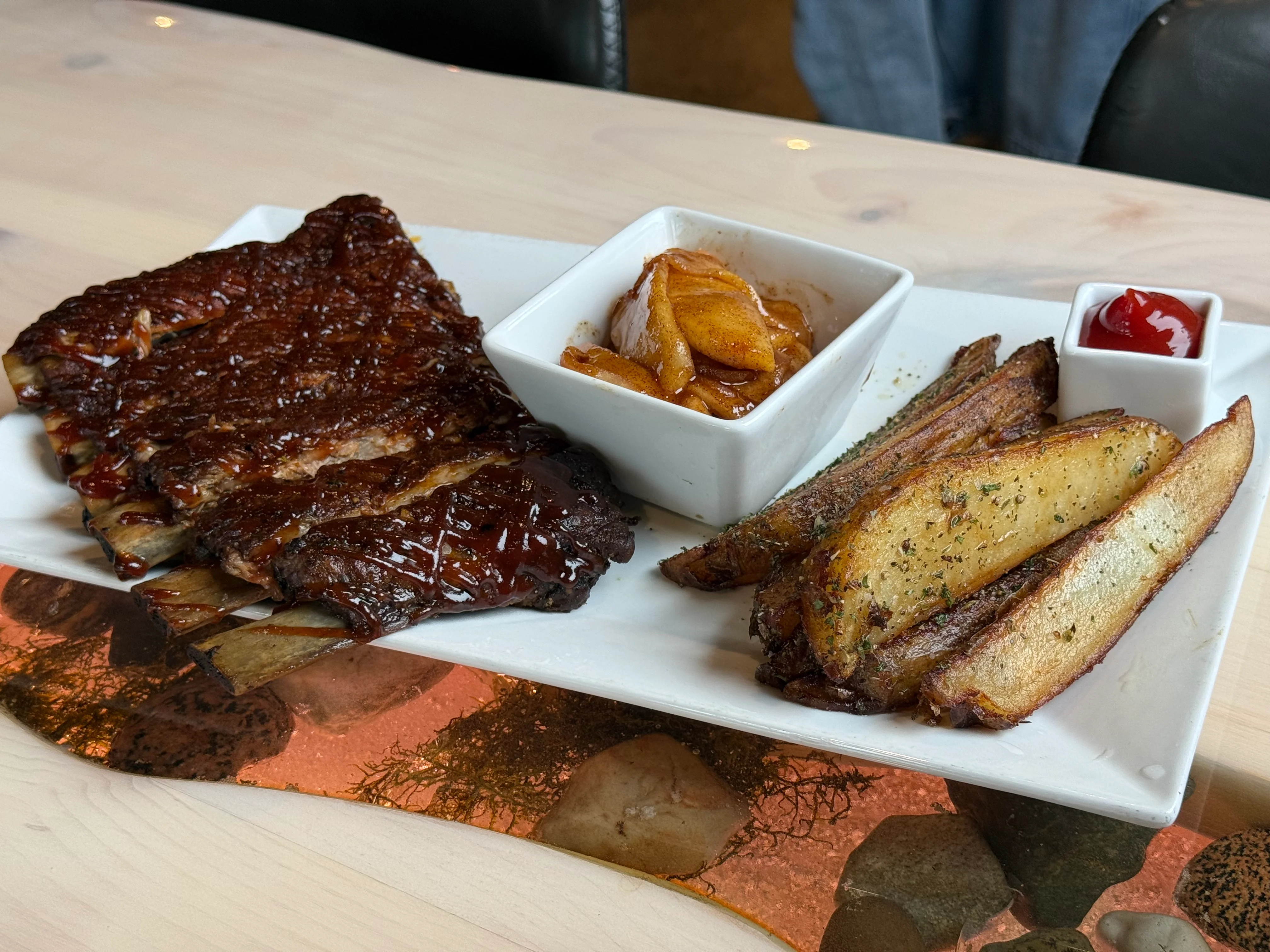 BBQ Pork Rib Dinner
