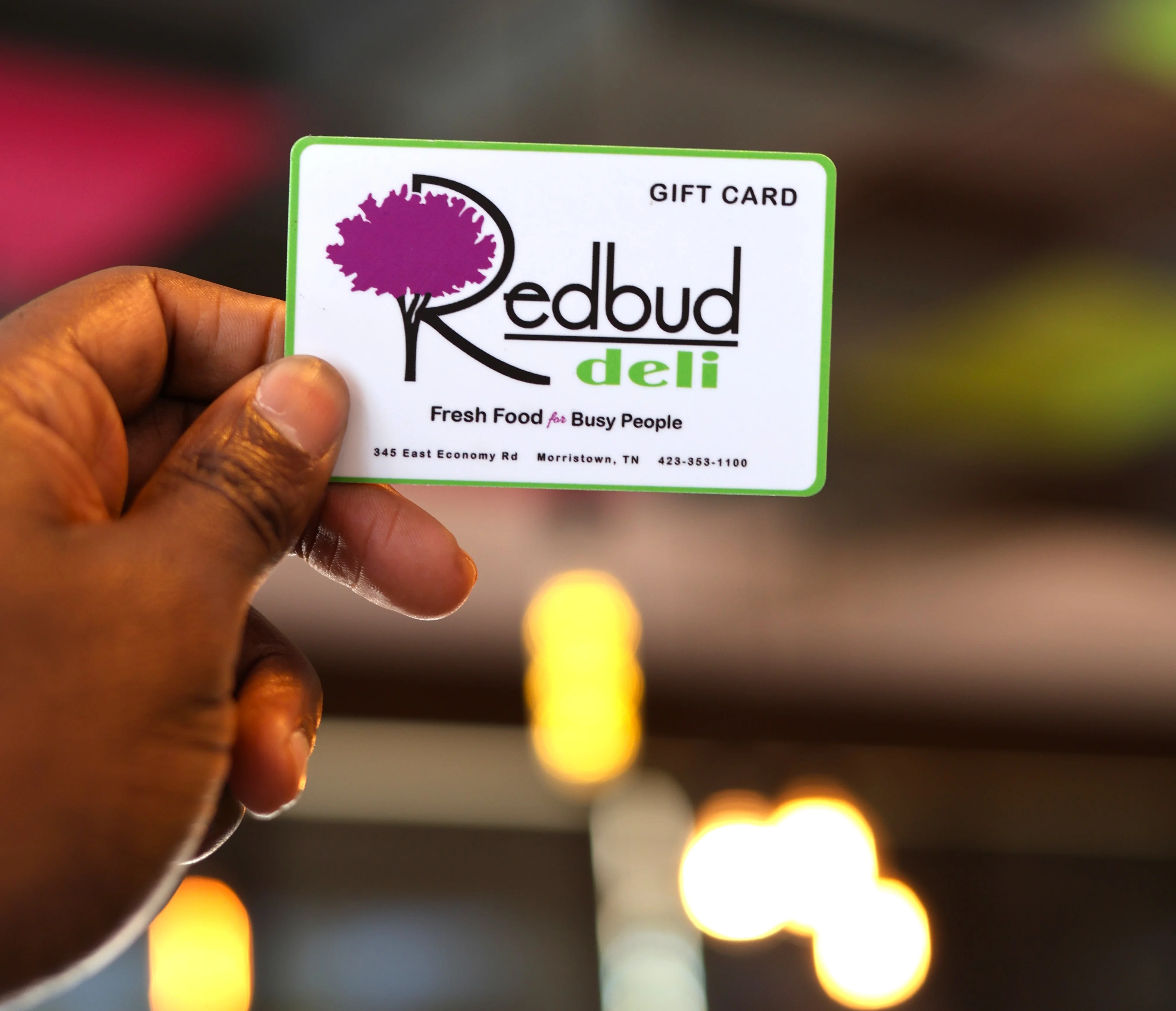 Gift cards for Redbud Deli in Morristown, TN