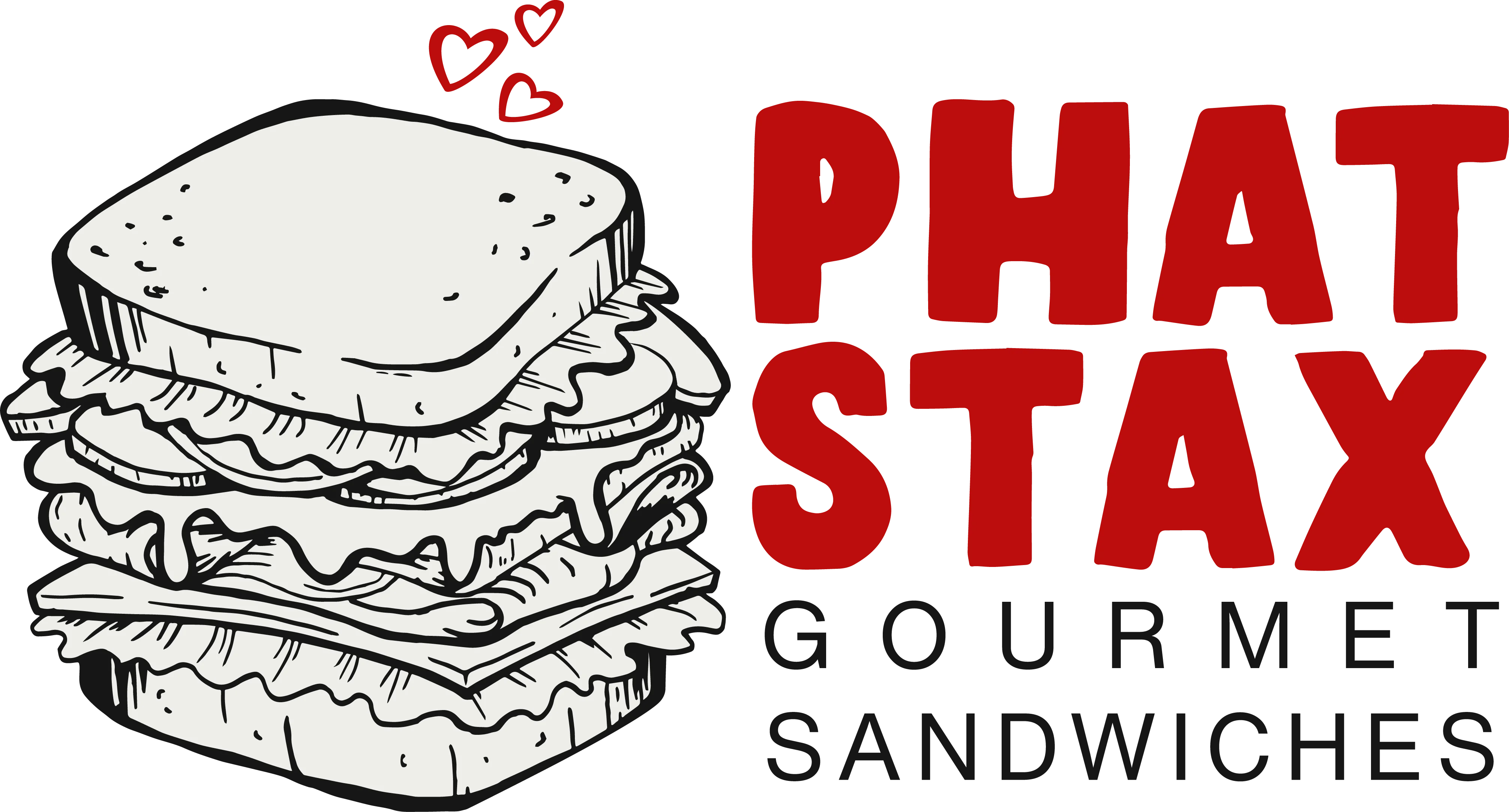 A decadent gourmet sandwich layered with meats, cheese, vegetables, and sauces, presented in a branded wrapper.